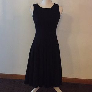 Calvin Klein black swing dress